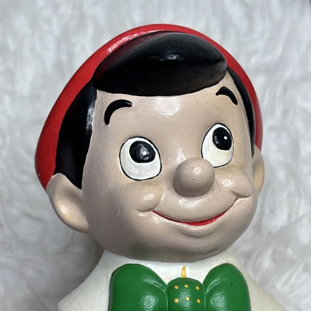 Vintage Evans 1945 Disney Pinocchio & Pluto Ceramic Figurine Lot Shelf Sitters